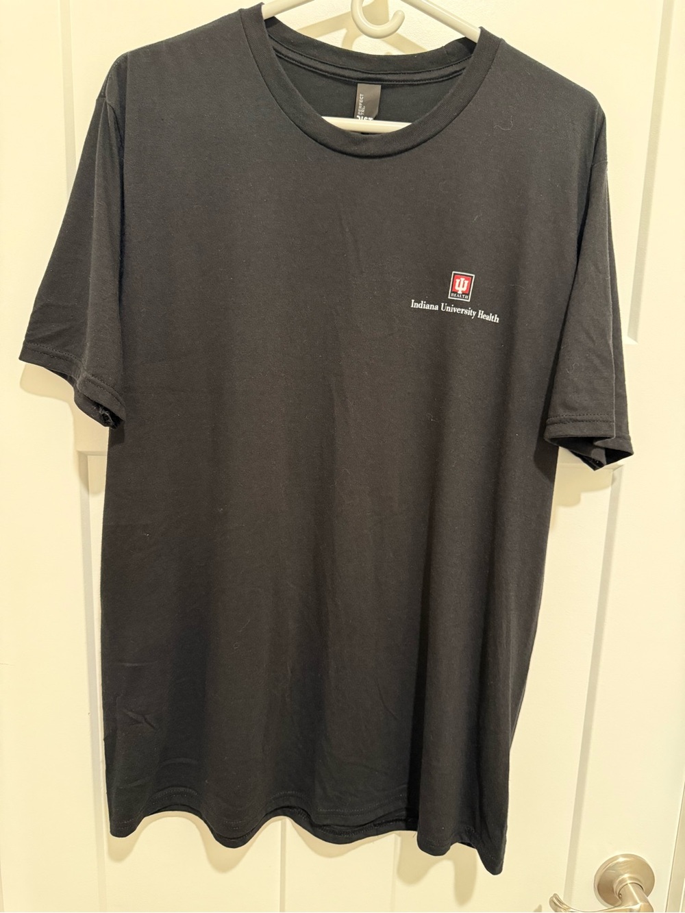 Indiana University Health logo Black Unisex  tshirt size XL